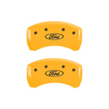 MGP 4 Caliper Covers Engraved Front & Rear MGP Black finish silver ch