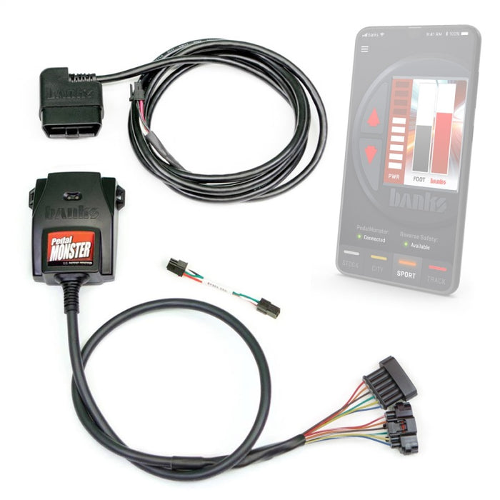 Banks Power Pedal Monster Kit (Stand-Alone) - Molex MX64 - 6 Way - Use w/Phone