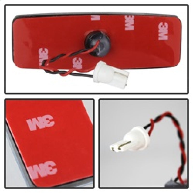 xTune Dodge Ram 94-02 Dually 2 Red LED+2 Amber LED Fender Lights 4pcs Smoke ACC-LED-DR94-FE-SM