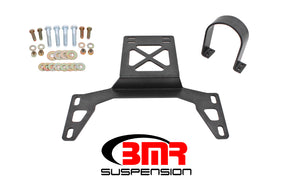 BMR 07-14 Shelby GT500 Front Driveshaft Safety Loop - Black Hammertone BMR Suspension