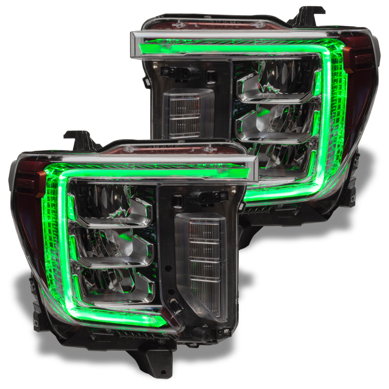 Oracle 20-21 GMC Sierra 2500/3500 HD RGB+W Headlight DRL Kit - ColorSHIFT w/o Cntrl