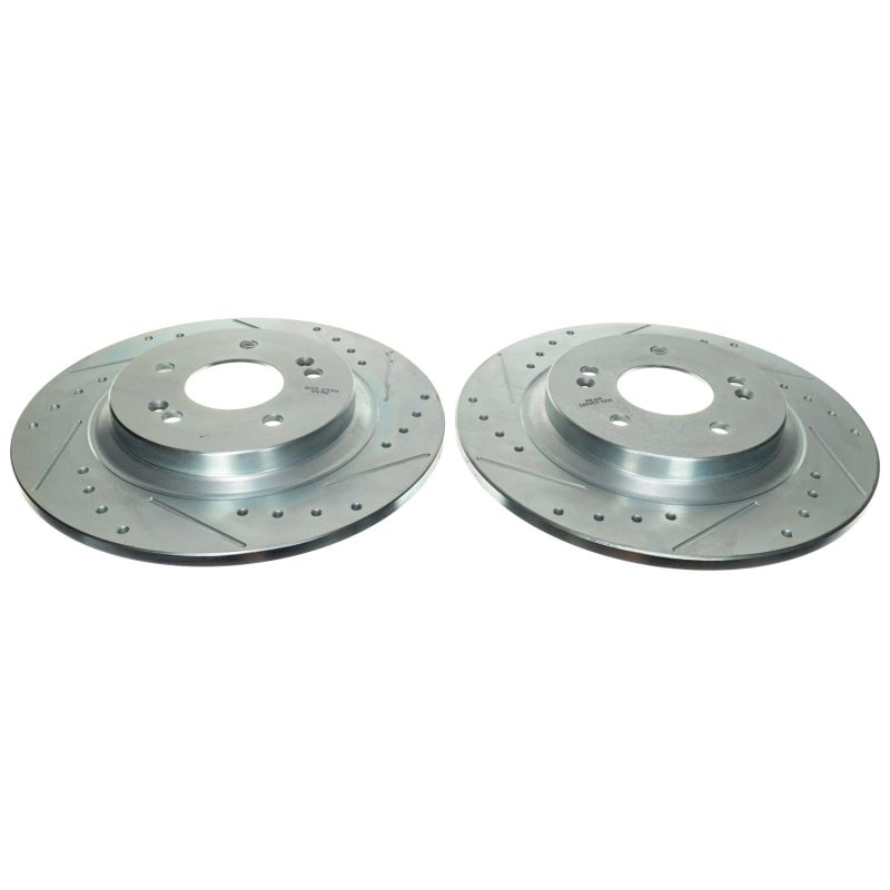 Power Stop 2021 Kia Sorento Rear Drilled & Slotted Rotor (Pair)