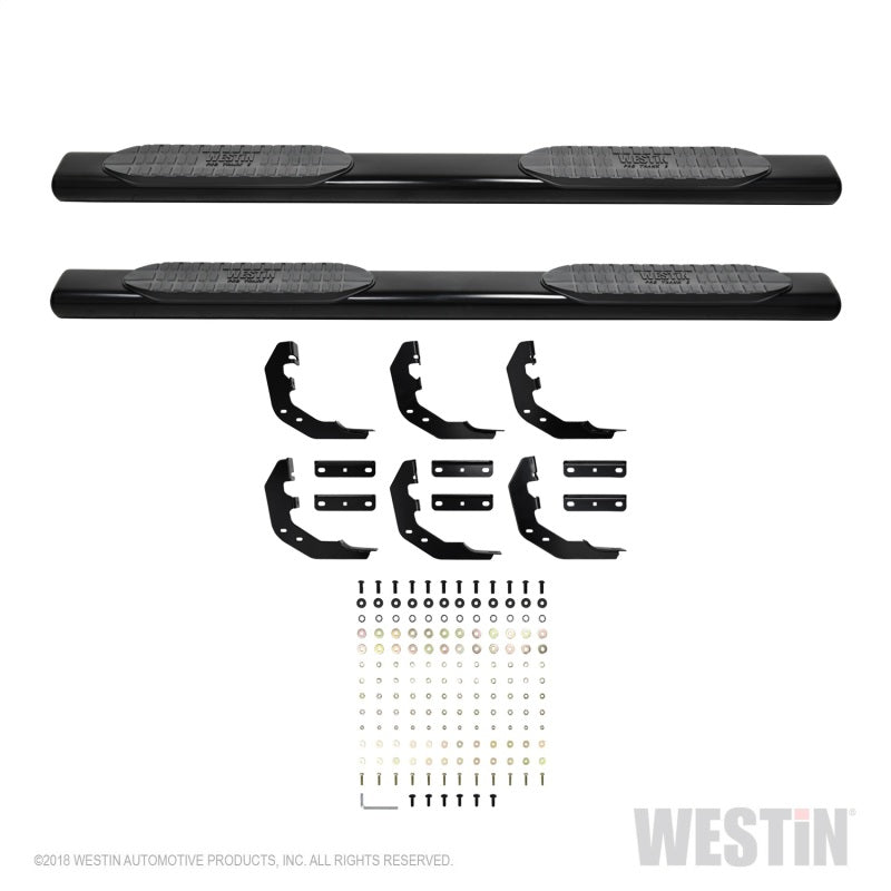 Westin 19-22 RAM 1500 Quad Cab (Excl. Classic) PRO TRAXX 6 Oval Nerf Step Bars - Blk