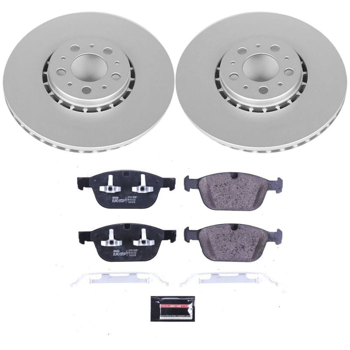 Power Stop 03-14 Volvo XC90 Front Euro-Stop Brake Kit