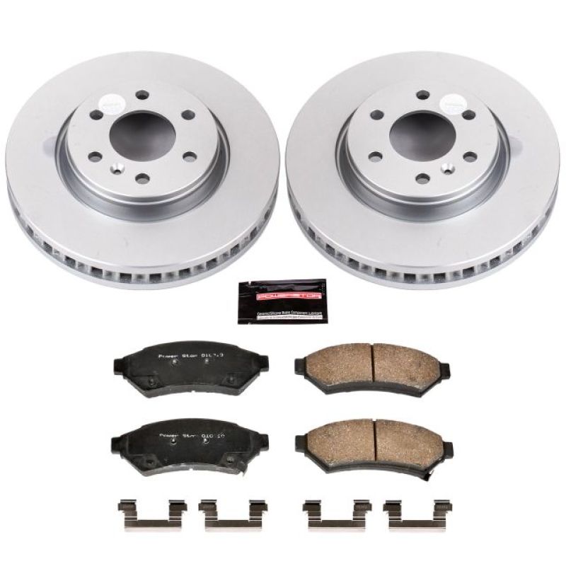 Power Stop 06-07 Buick Terraza Front Z17 Evolution Geomet Coated Brake Kit