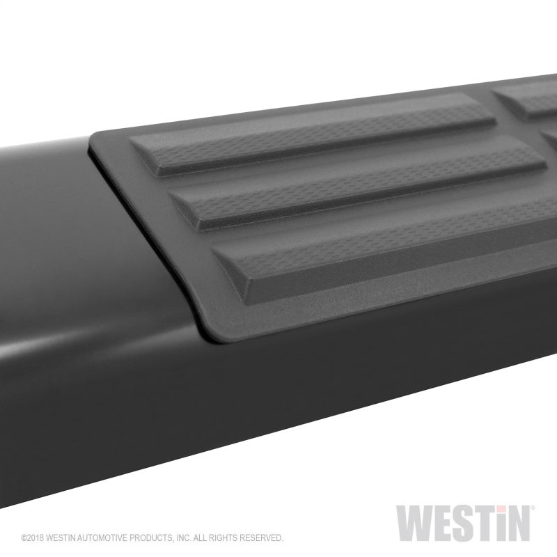 Westin Premier 6 in Oval Side Bar - Mild Steel 75 in - Black