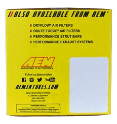 AEM 04-06 Ford F Series Super Duty Diesel Polished Workhorse 6.0L Power Stroke Brute Force Intake