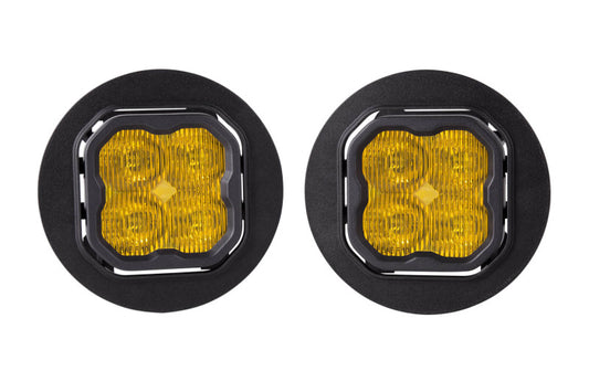 Diode Dynamics SS3 Type OB LED Fog Light Kit Sport - Yellow SAE Fog