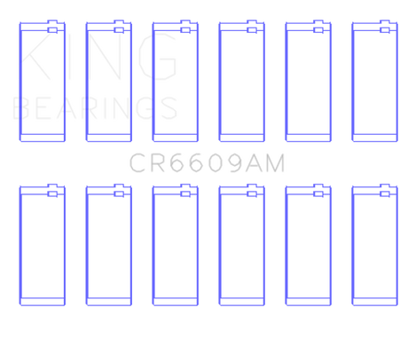 King Engine Bearings BMW M30/M32/B35 Performance Rod Bearing Set