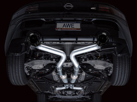 AWE 2023 Nissan Z RZ34 RWD Track Edition Catback Exhaust System w/ Diamond Black Tips