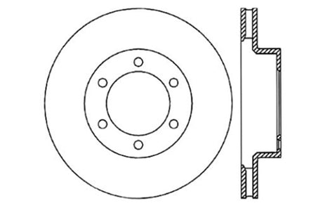 StopTech Slotted & Drilled Sport Brake Rotor