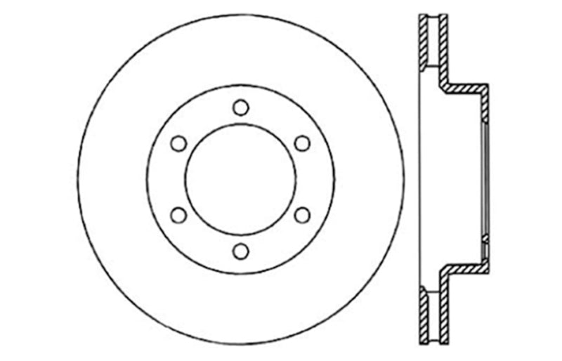 StopTech Drilled Sport Brake Rotor