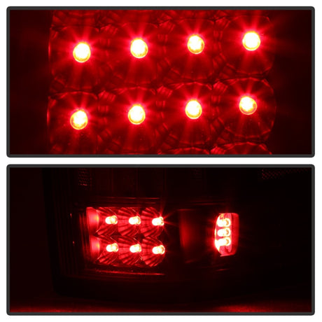 xTune Ford F150 Styleside 04-08 (Not Fit Heritage & SVT) LED Tail Lights Black ALT-ON-FF15004-LED-BK