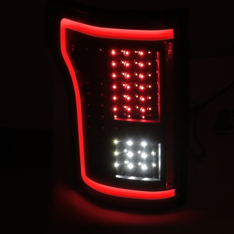 ANZO 2015-2017 Ford F-150 LED Taillights Black