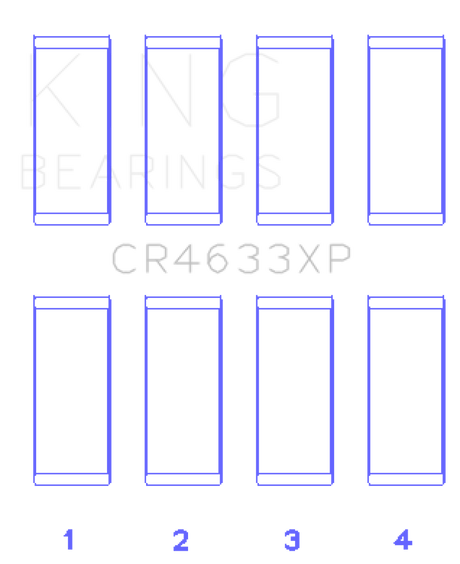 King Engine Bearings Peugeot EP6DT/BMW N14B16C Rod Bearing Set - Size STD