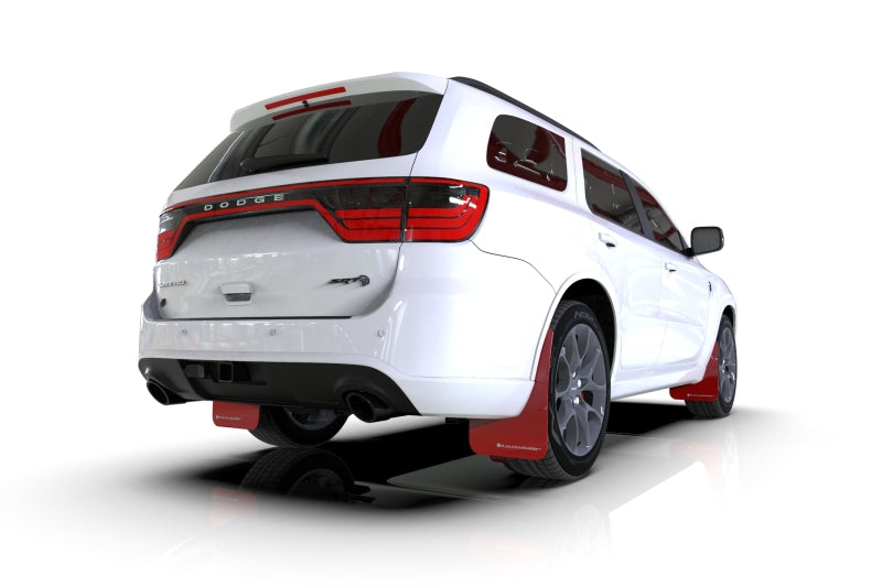 Rally Armor 16-22 Dodge Durango GT / RT / SRT / SXT Red UR Mud Flap Black Logo