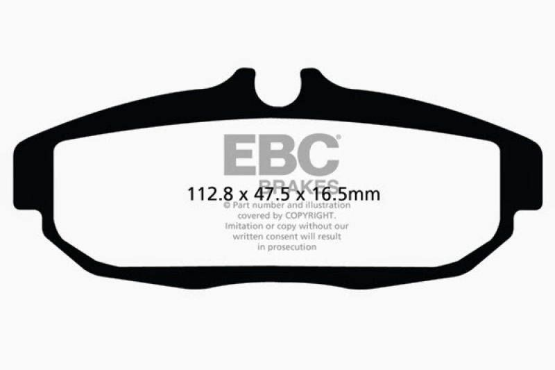 EBC 12 Ford Mustang 5.8 Supercharged (GT500) Shelby Ultimax2 Rear Brake Pads