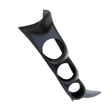 Autometer 99-06 GMC Sierra/Dmax (w/ speaker) Triple Pillar - Black
