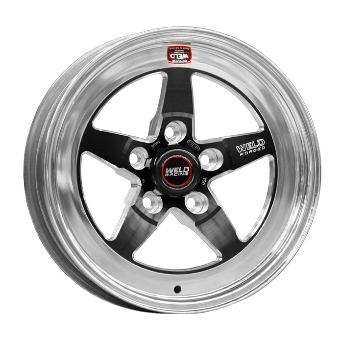 Weld S71 15x9.33 / 5x4.5 BP / 4.5in. BS Black Wheel (Low Pad) - Non-Beadlock