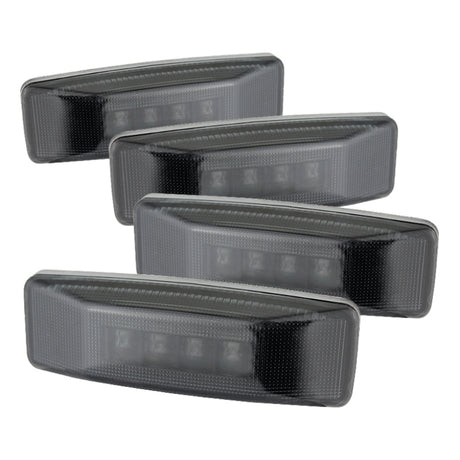 xTune Dodge Ram 94-02 Dually 2 Red LED+2 Amber LED Fender Lights 4pcs Smoke ACC-LED-DR94-FE-SM