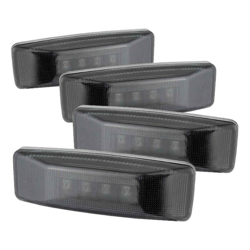 xTune Dodge Ram 94-02 Dually 2 Red LED+2 Amber LED Fender Lights 4pcs Smoke ACC-LED-DR94-FE-SM