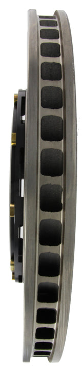 StopTech 09-11 Nissan GT-R Front Right Slotted Bare Iron 380x34mm AeroRotor Kit