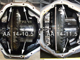 aFe Rear Differential Cover (Raw; Street Series); Dodge Diesel Trucks 03-05 L6-5.9L (td)