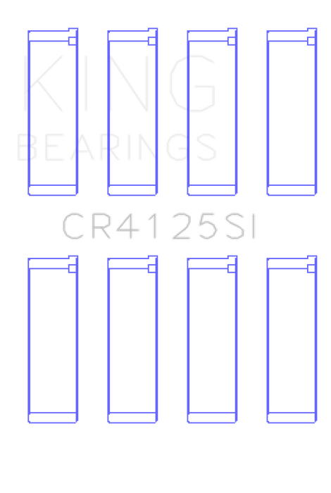 King Subaru EJ15/EJ16/EJ18/EJ20/EJ22/EJ25 (Size 0.5mm) Silicone Bi-Metal Alum Rod Bearing Set