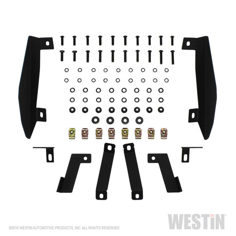 Westin 07-18 Jeep Wrangler JK Inner Fenders - Front - Textured Black