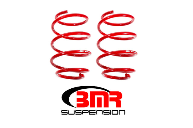 BMR 16-17 6th Gen Camaro V8 Front Performance Version Lowering Springs - Red BMR Suspension