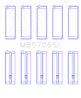 King Engine Bearings Hyundai i30 G4FC (Size +0.50mm) Main Bearing Set