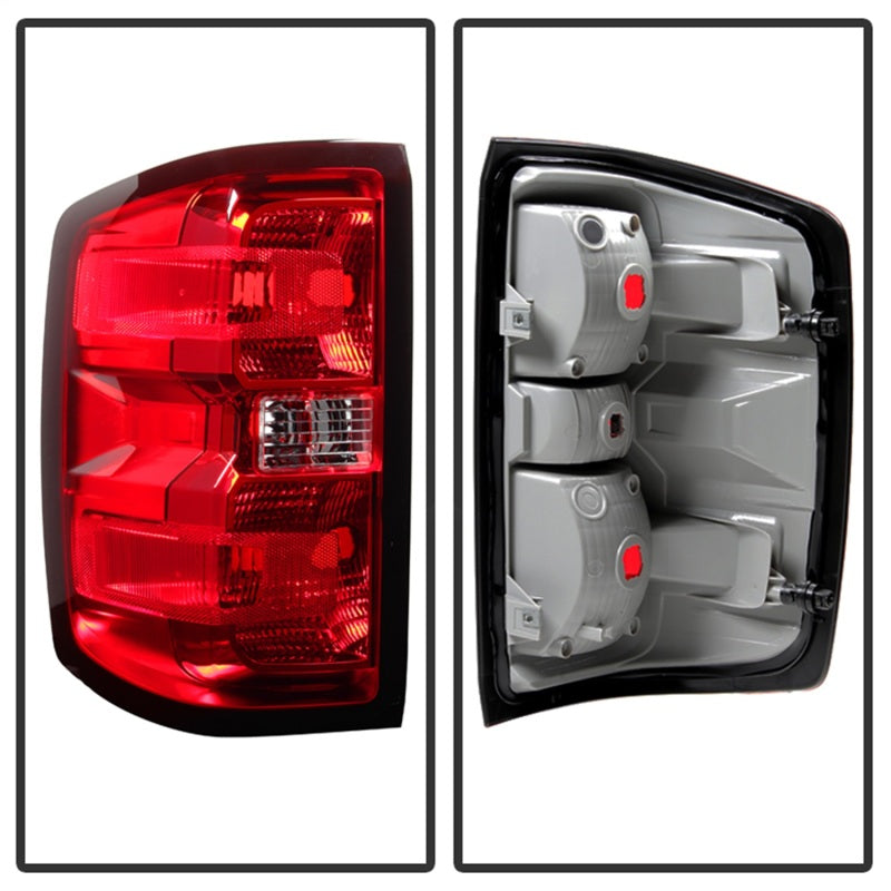 xTune Chevy Silverado 2014-2016 Driver Side Tail Lights - OEM Left ALT-JH-CS14-OE-L