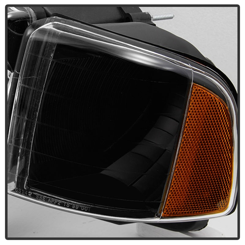 xTune Dodge Ram Sport Model Only 1999-2002 OEM Headlights Black HD-JH-DR99-SP-BK