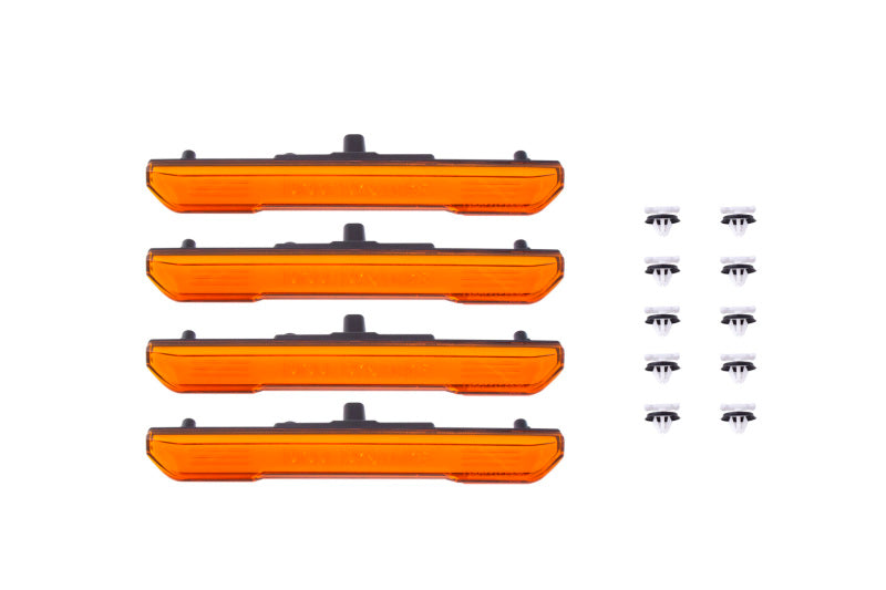 Diode Dynamics 20-21 Sierra 2500/3500 HD LED Sidemarkers - Amber Set