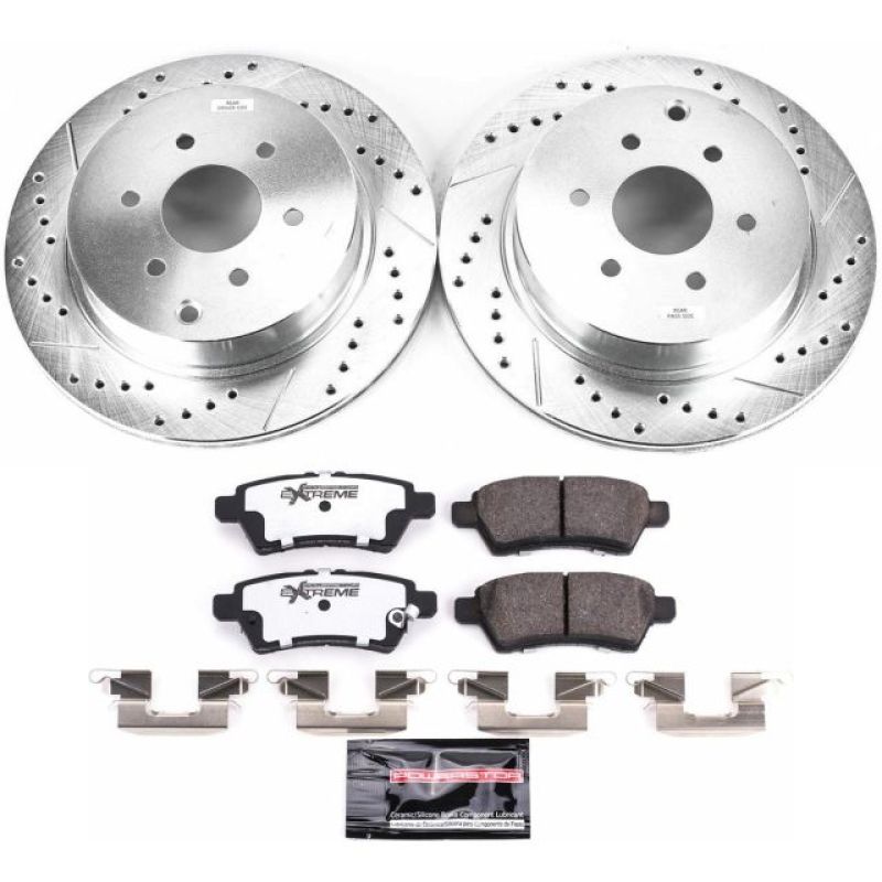 Power Stop 05-12 Nissan Pathfinder Rear Z36 Truck & Tow Brake Kit