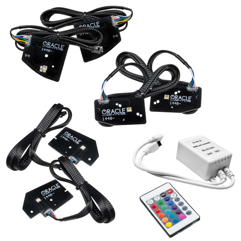 Oracle 19-21 RAM 1500 Headlight DRL Kit Proj. LED - RGBW+A w/ Simple Controller