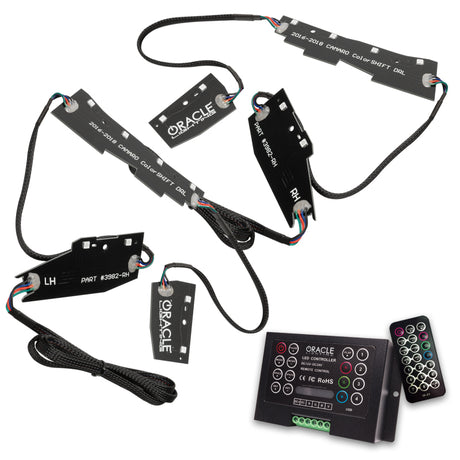 Oracle 16-18 Chevy Camaro RGB+W Headlight DRL Upgrade Kit - ColorSHIFT w/ 2.0 Cntrl