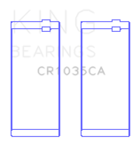 King Engine Bearings Dodge Cummins B-Series L4/L6 (Size STD) Rod Bearing Set