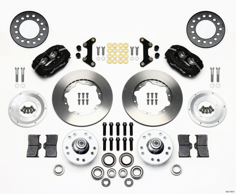 Wilwood Forged Dynalite Front Kit 11.00in 49-54 Chevy / 53-62 Corvette