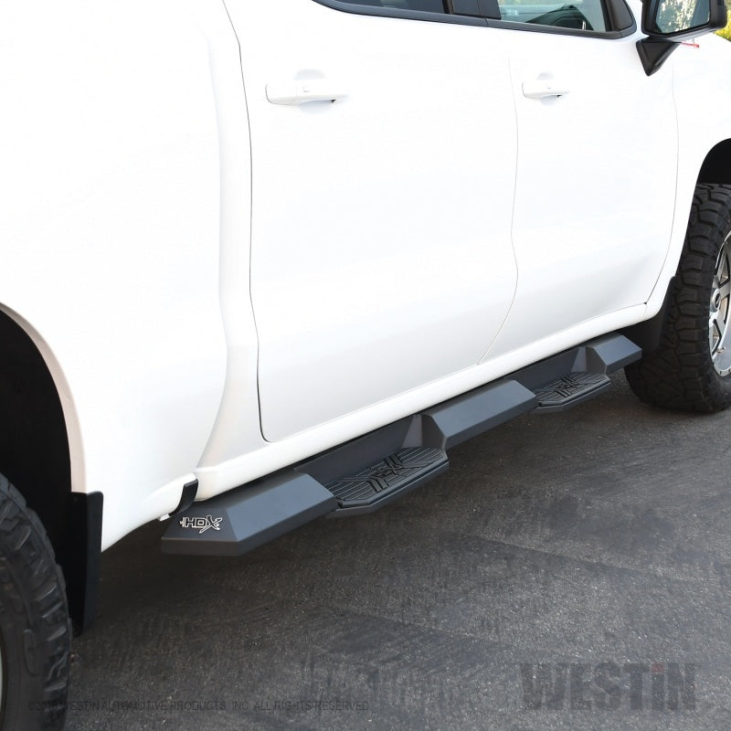 Westin 2019 Chevrolet Silverado/Sierra 1500 Crew Cab Xtreme Nerf Step Bars - Textured Black