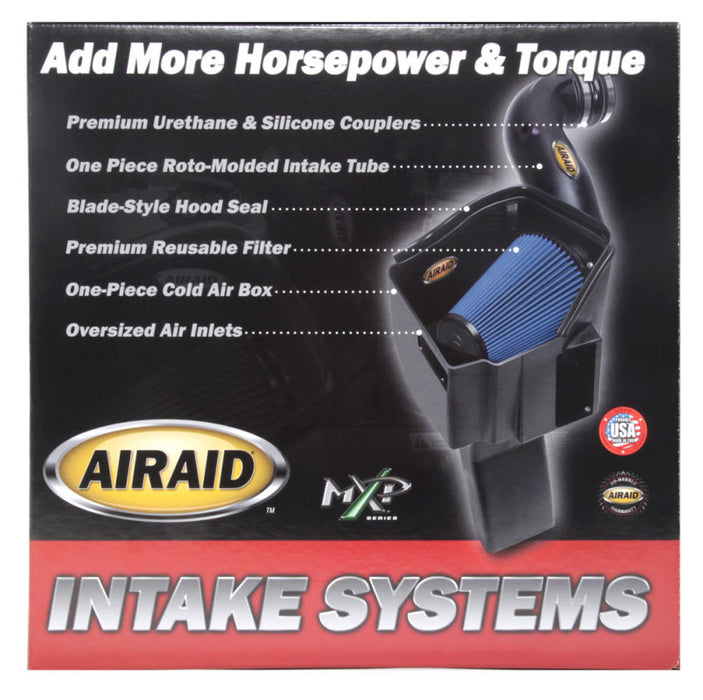 Airaid 11-14 Dodge Charger/Challenger MXP Intake System w/ Tube (Dry / Black Media)