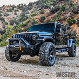 Westin 18-19 Jeep Wrangler JL Stubby Front Bumper - Textured Black