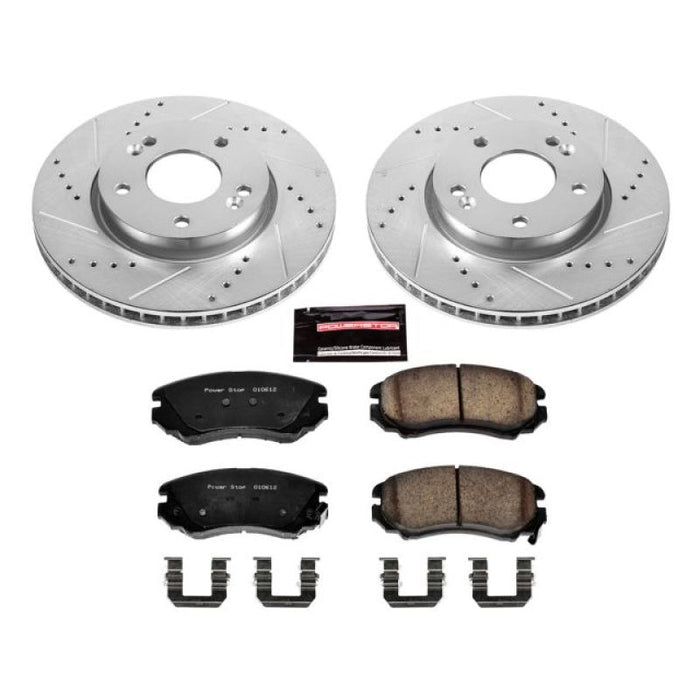 Power Stop 10-11 Kia Soul Front Z23 Evolution Sport Brake Kit