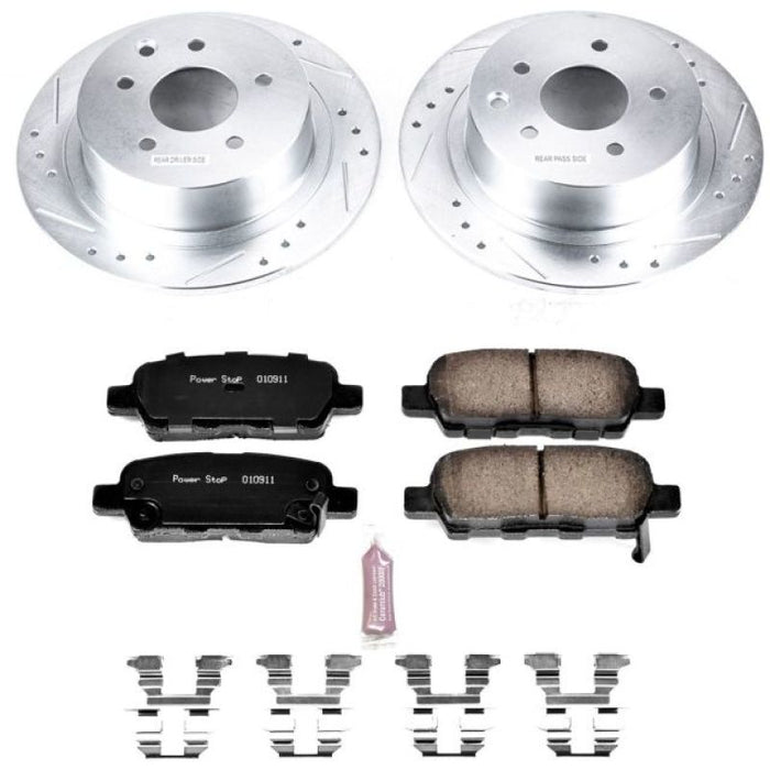 Power Stop 07-10 Nissan Altima Rear Z23 Evolution Sport Brake Kit