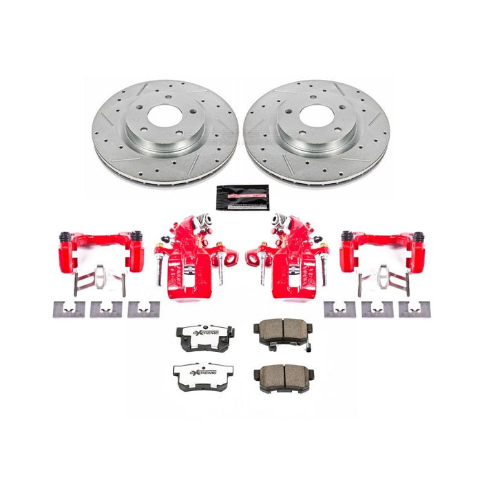 Power Stop 16-18 Acura ILX Rear Z26 Street Warrior Brake Kit w/Calipers