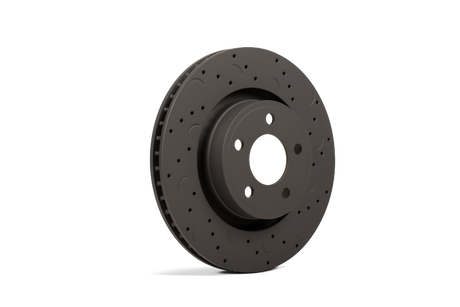 Hawk Talon 2006 Mercedes-Benz C230 Sport Drilled and Slotted Rear Brake Rotor Set