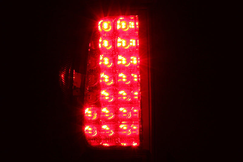 ANZO 2005-2008 Nissan Frontier LED Taillights Red/Smoke