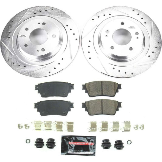 Power Stop 2018 Mitsubishi Eclipse Cross Rear Z23 Evolution Sport Brake Kit