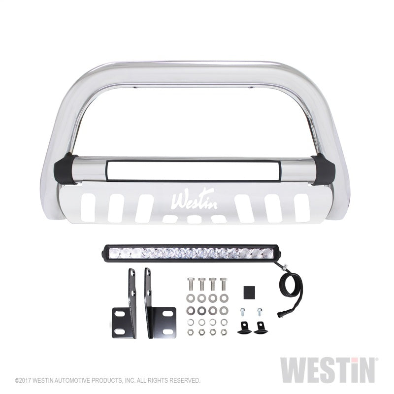 Westin 2007-2018 Toyota Tundra Ultimate LED Bull Bar - Chrome