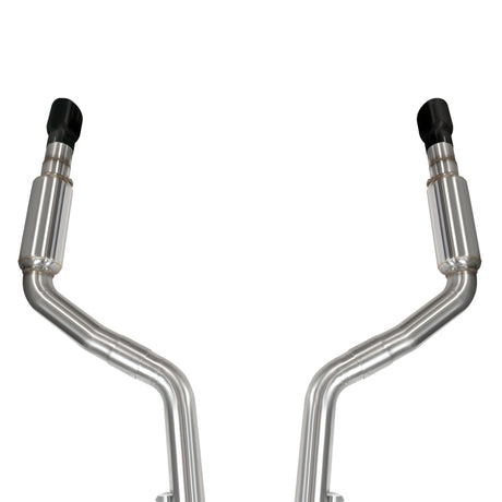 Kooks 2015+ Dodge Charger 3in OEM Style Cat-Back Exhaust w/ 4in Black Slash Cut Tips